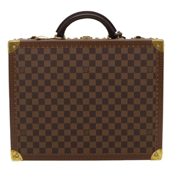 LOUIS VUITTON Damier Ebene Cotteville 40 Trunk LV Auth 29607SV - Picture 4 of 15